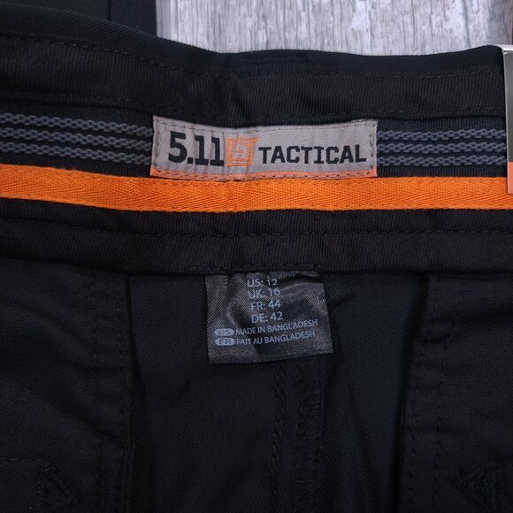 5.11 Tactical Pants Women’s 12 Black PDU Class A Flex-Tac Wool Blend Unhemmed - Picture 9 of 10